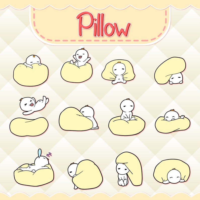 pillow clipart cute pillow