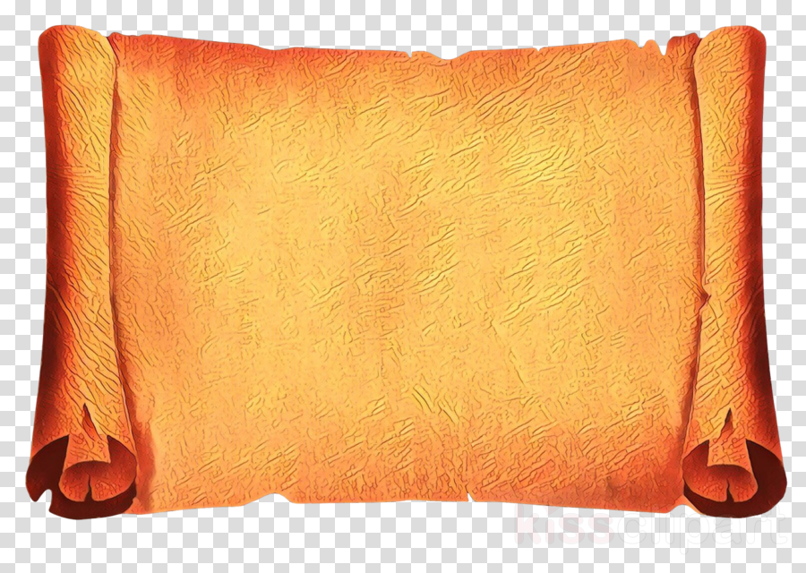 Yellow transparent clip art. Pillow clipart orange