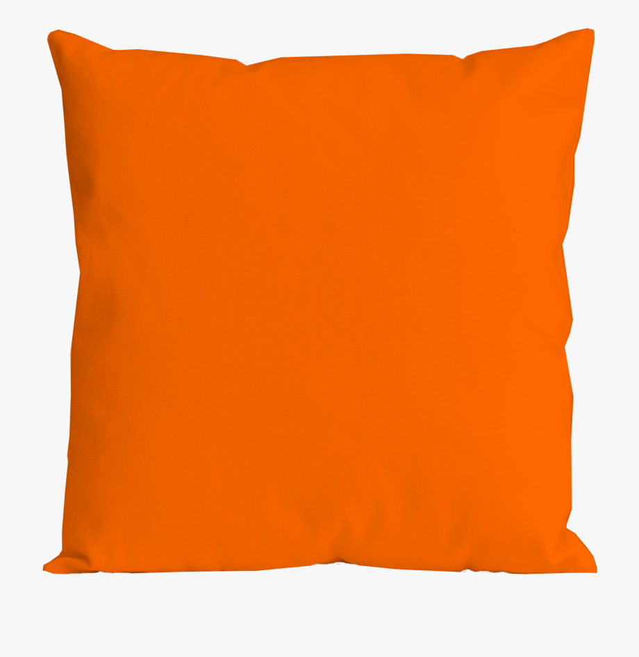 Icon transparent background . Pillow clipart orange