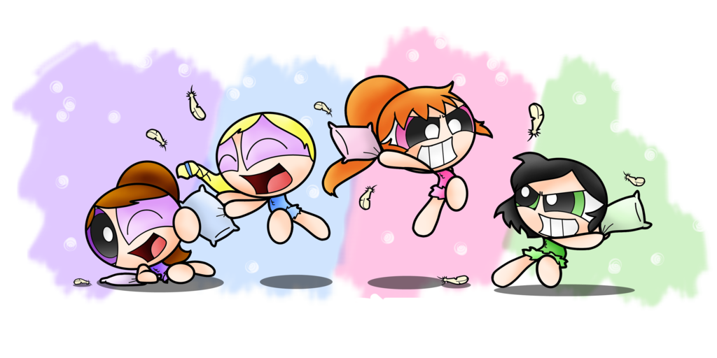 Pillow clipart sleepover. Fight cartoon fighting transprent