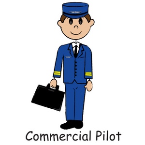 pilot clipart commercial pilot