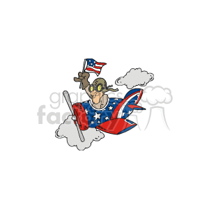 Pilot clipart old fashioned. Flying an plane while
