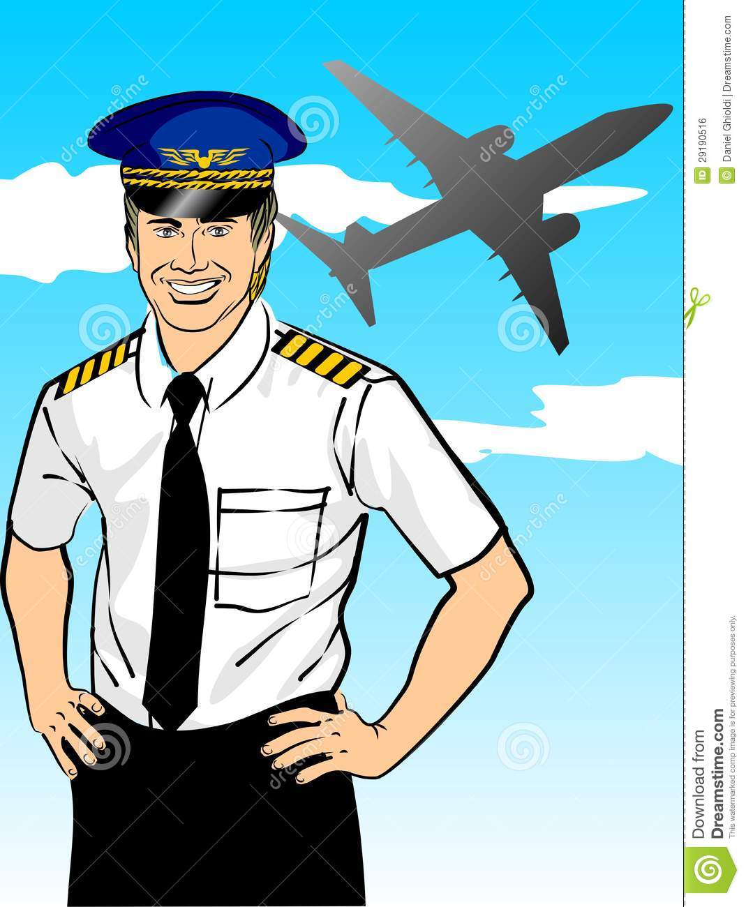 pilot clipart pilot man