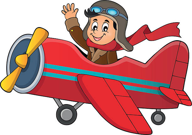 pilot clipart toy plane