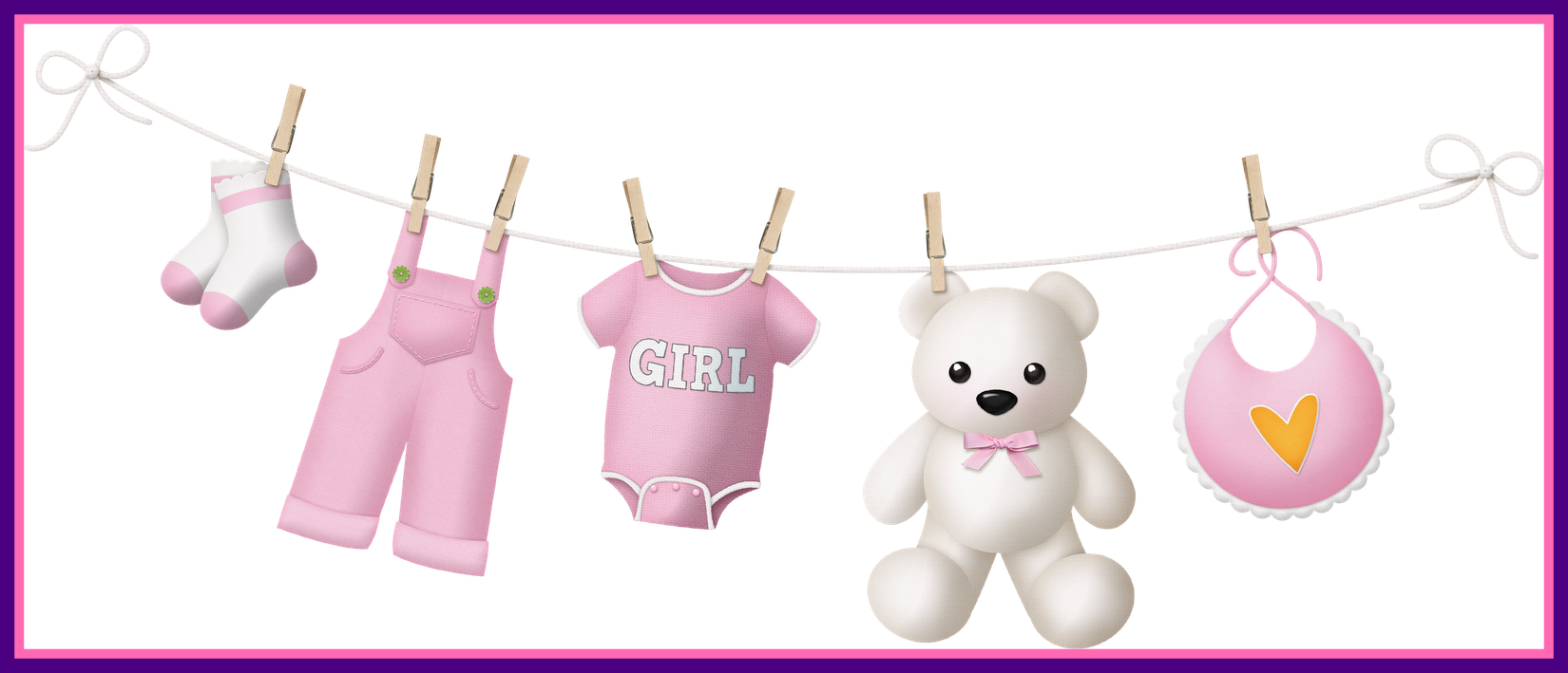 pin clipart baby girl