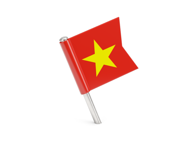 pin clipart flag
