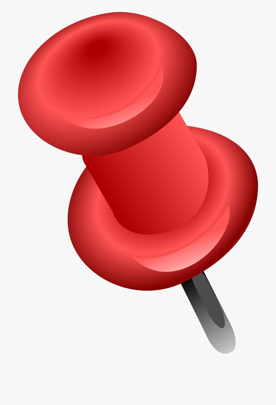 pin clipart red