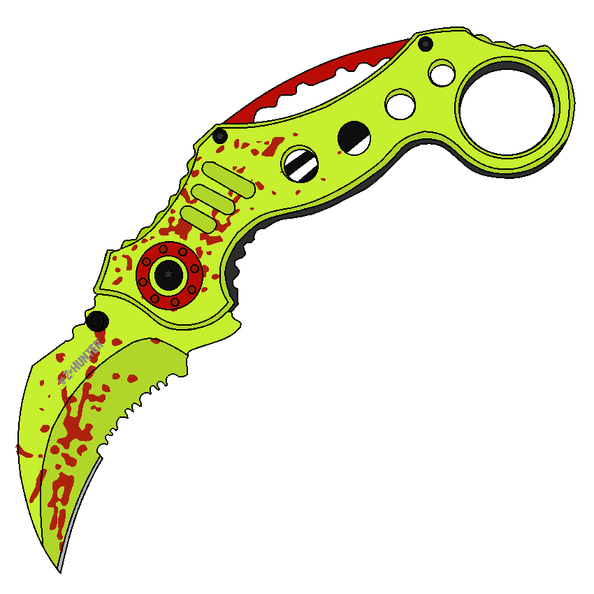 Tac force karambit by. Zombie clipart zombie hunter
