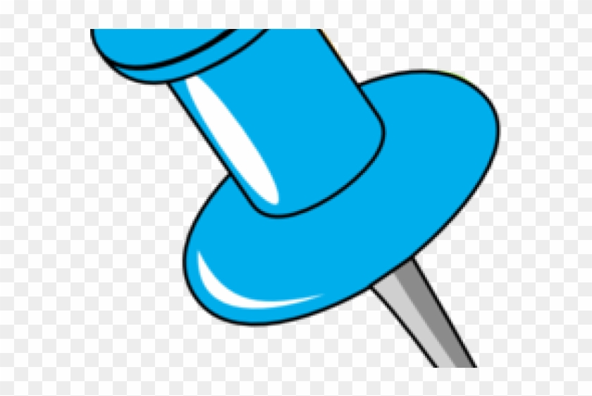 Thumb push transparent background. Pin clipart tack