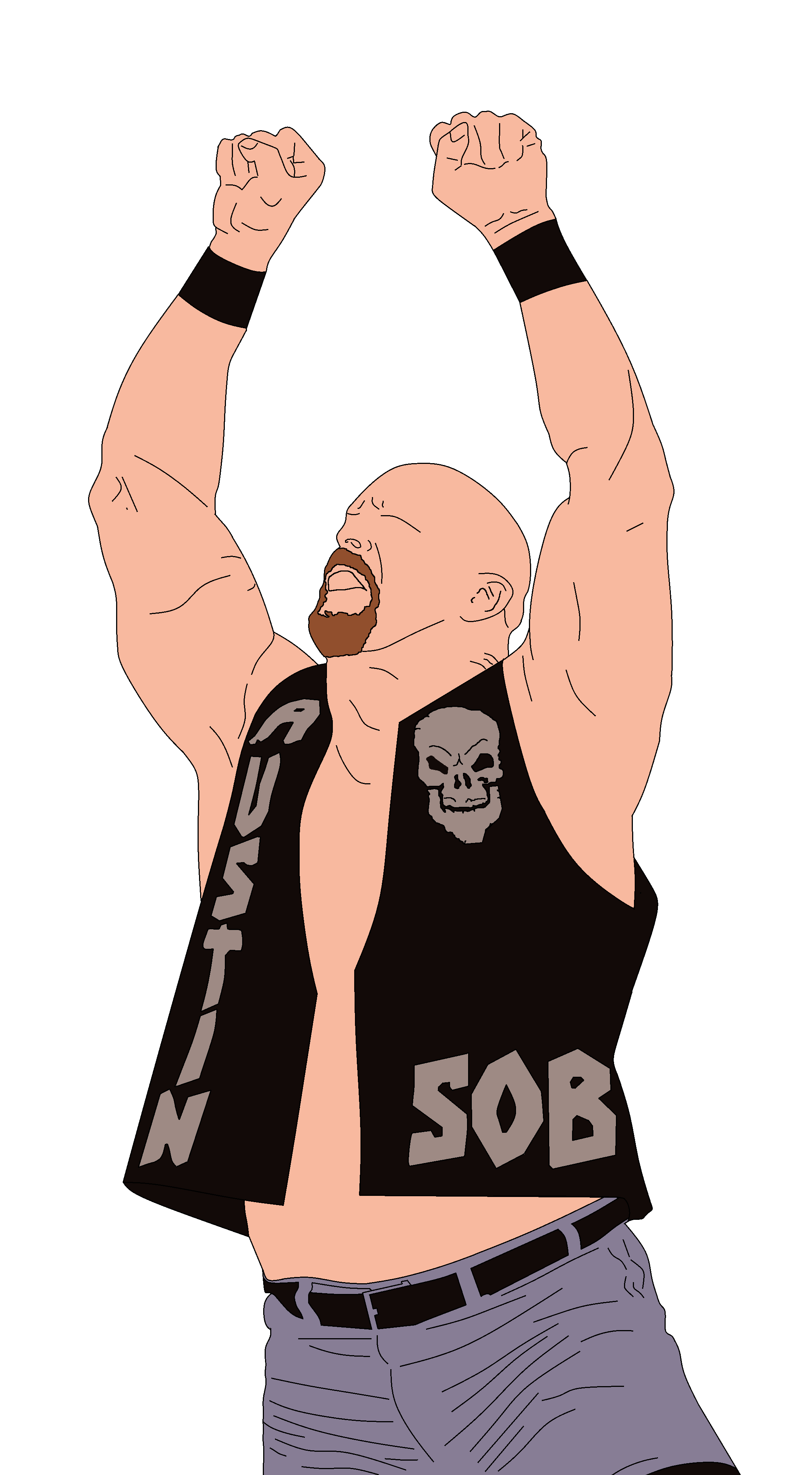 wrestlers clipart hand to hand