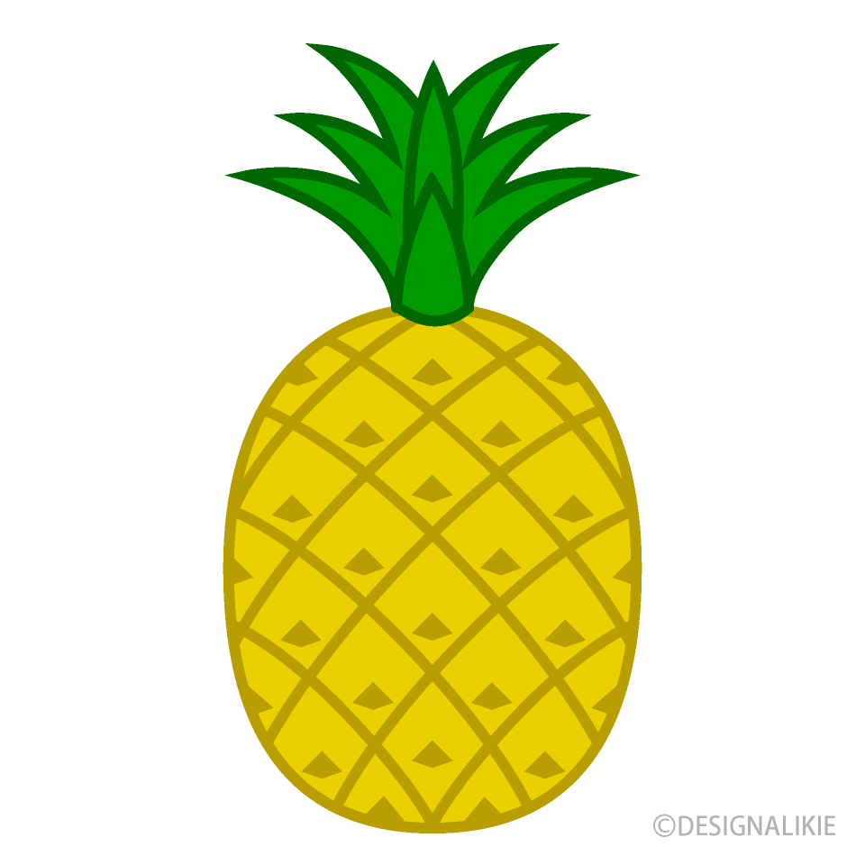 clipart pineapple simple