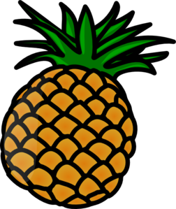 pineapple clipart artistic