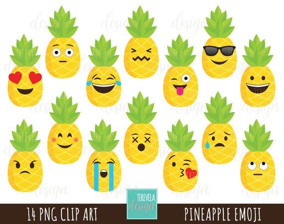  sale emoji commercial. Pineapple clipart craft