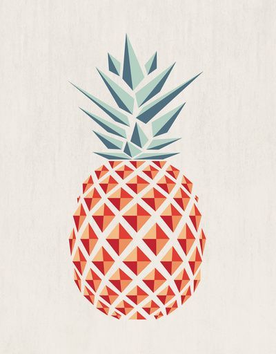 pineapple clipart geometric