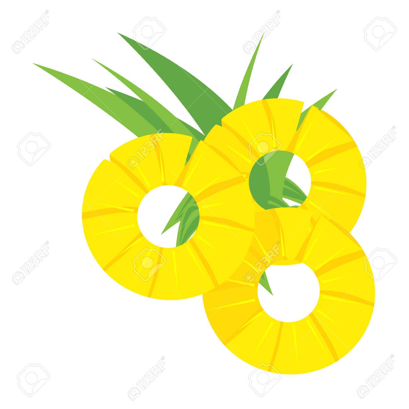 pineapple clipart piece