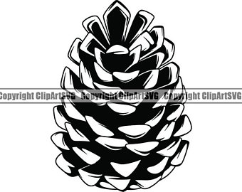 pinecone clipart svg