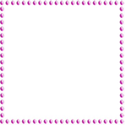 Deco pearl frame esme. Pink border png