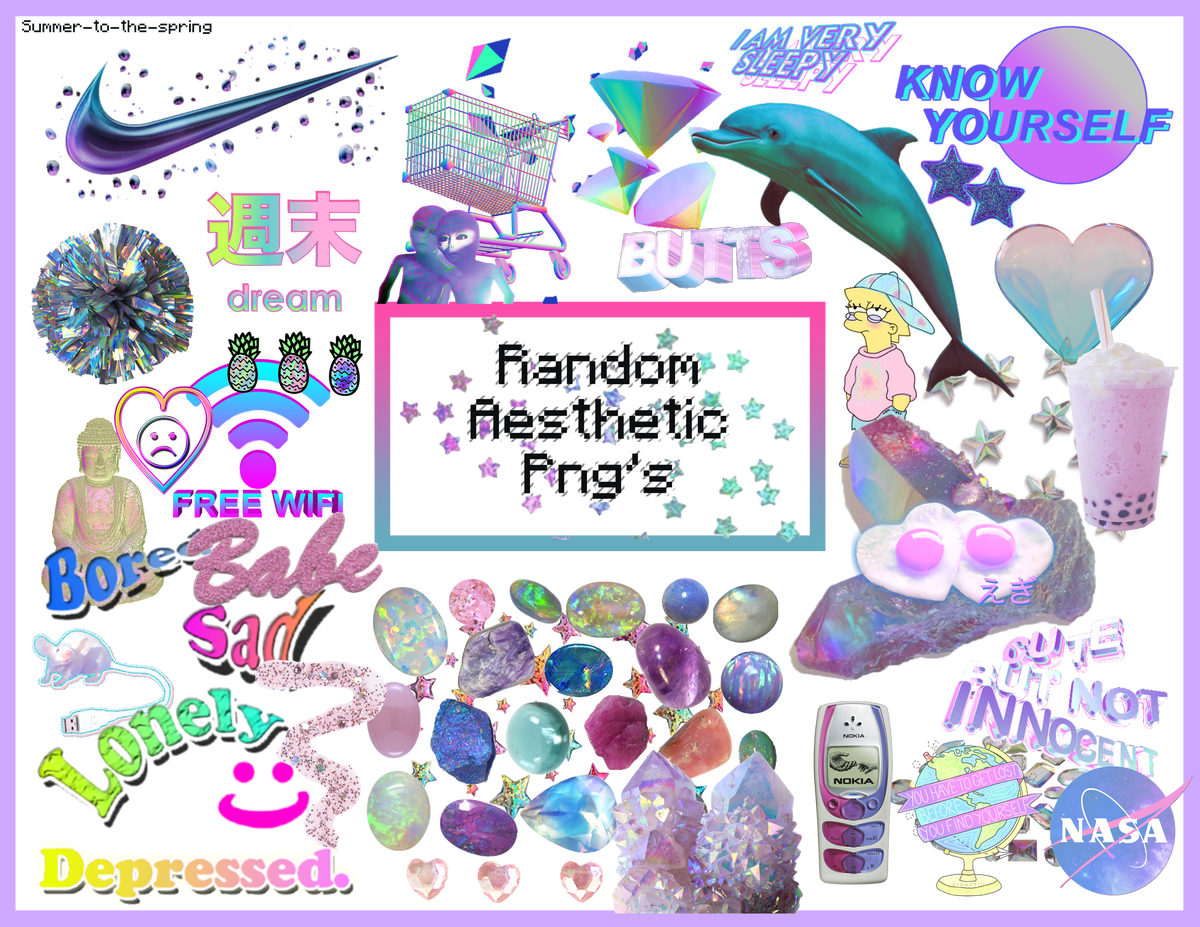 pink clipart aesthetic