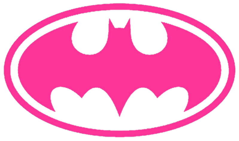 pink clipart batgirl