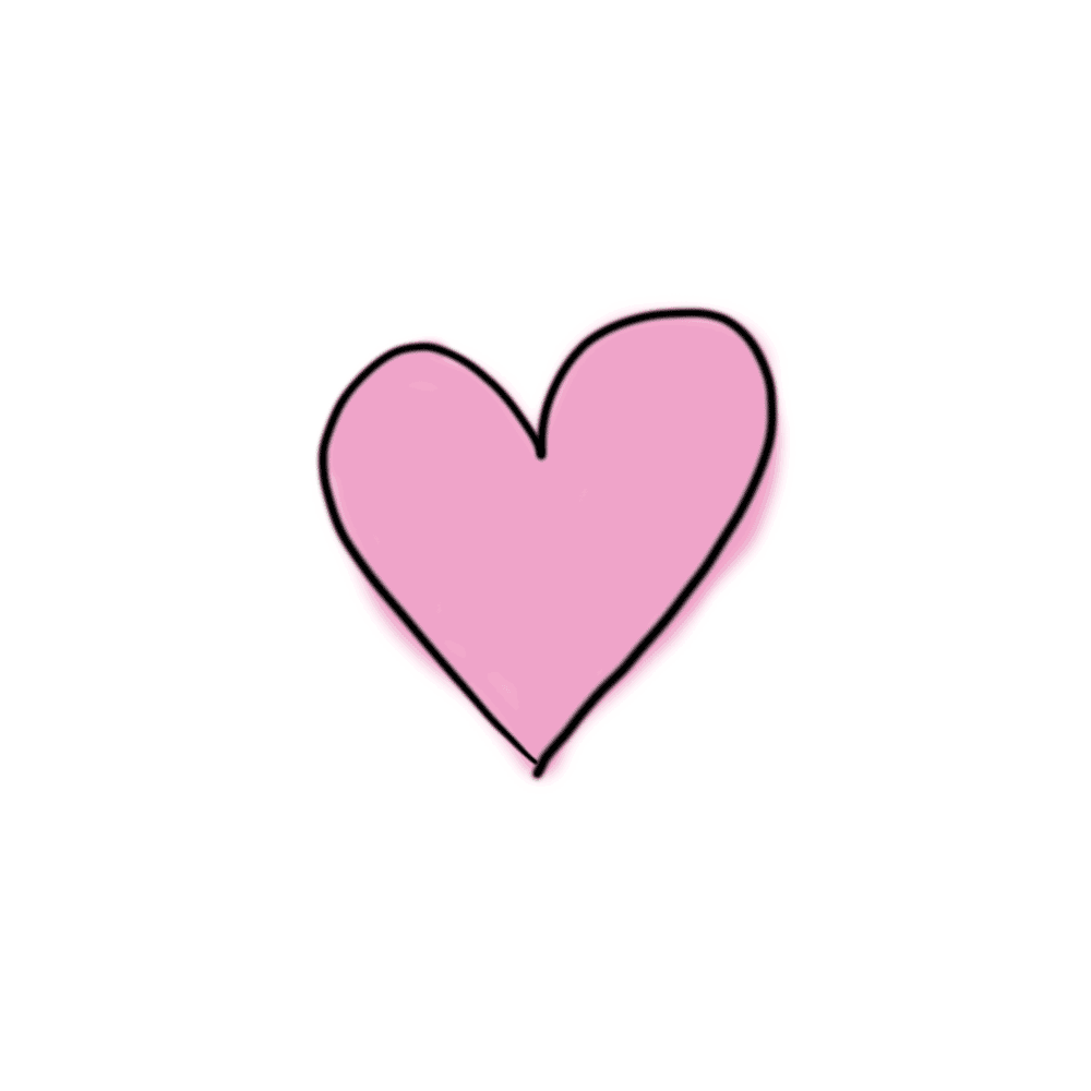 pink clipart broken heart