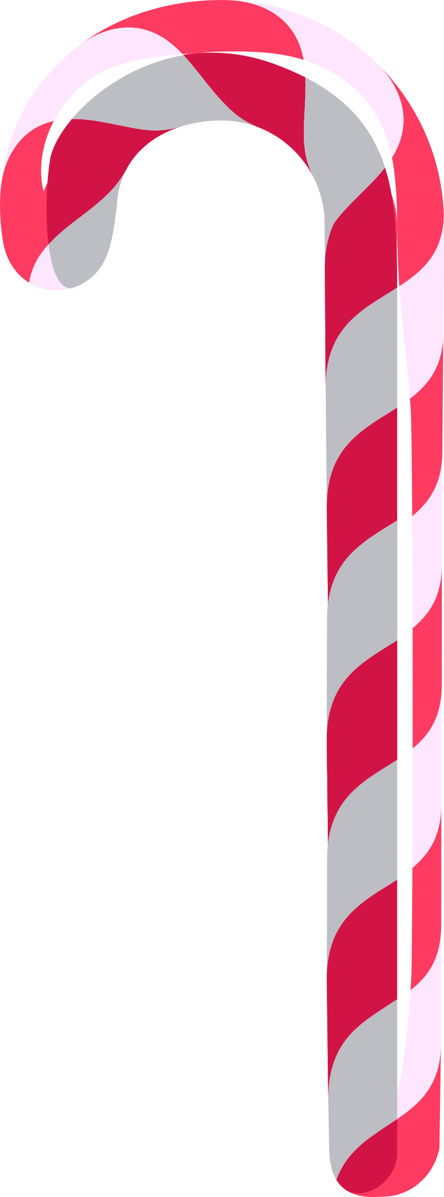 pink clipart candy cane