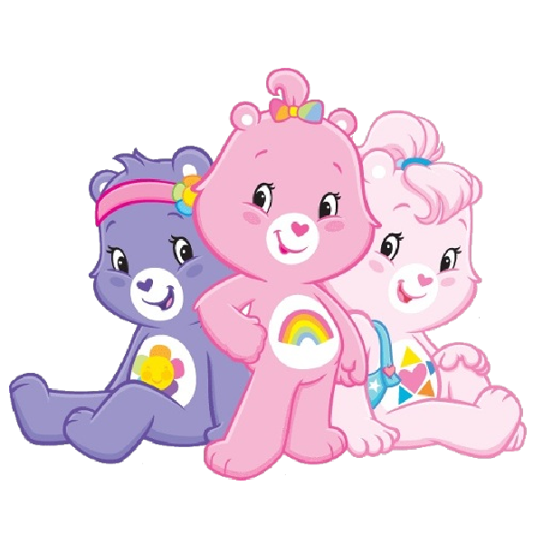 pink clipart care bear