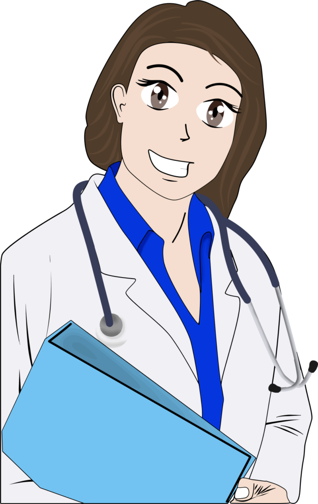 pink clipart doctor