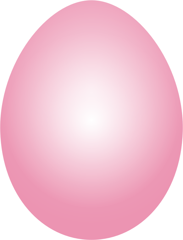 pink clipart easter egg