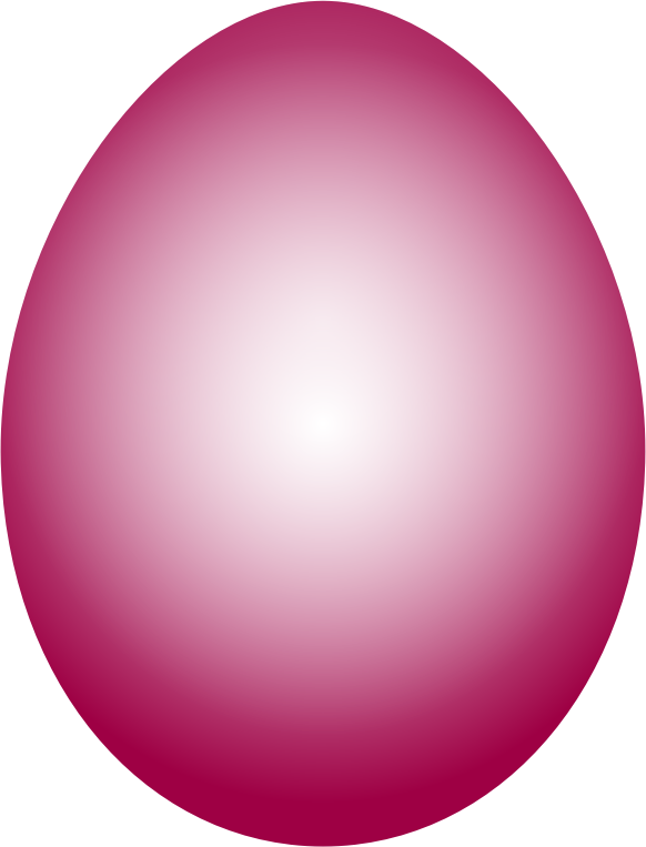 pink clipart easter egg