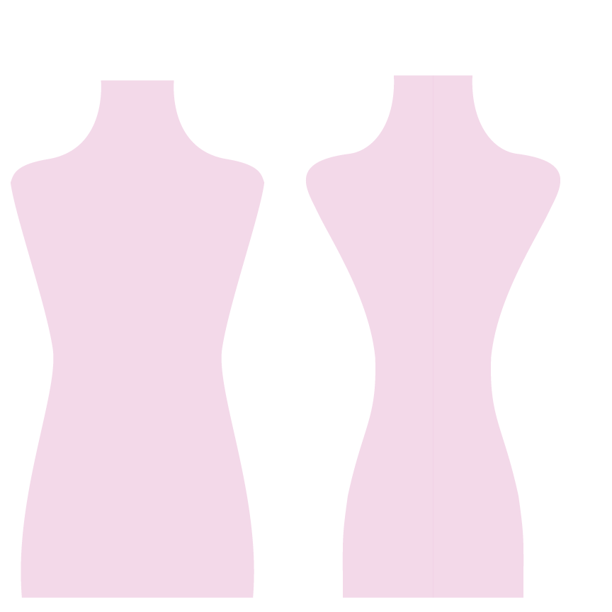 pink clipart mannequin