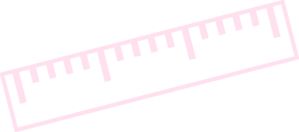 Light clip art at. Ruler clipart pink
