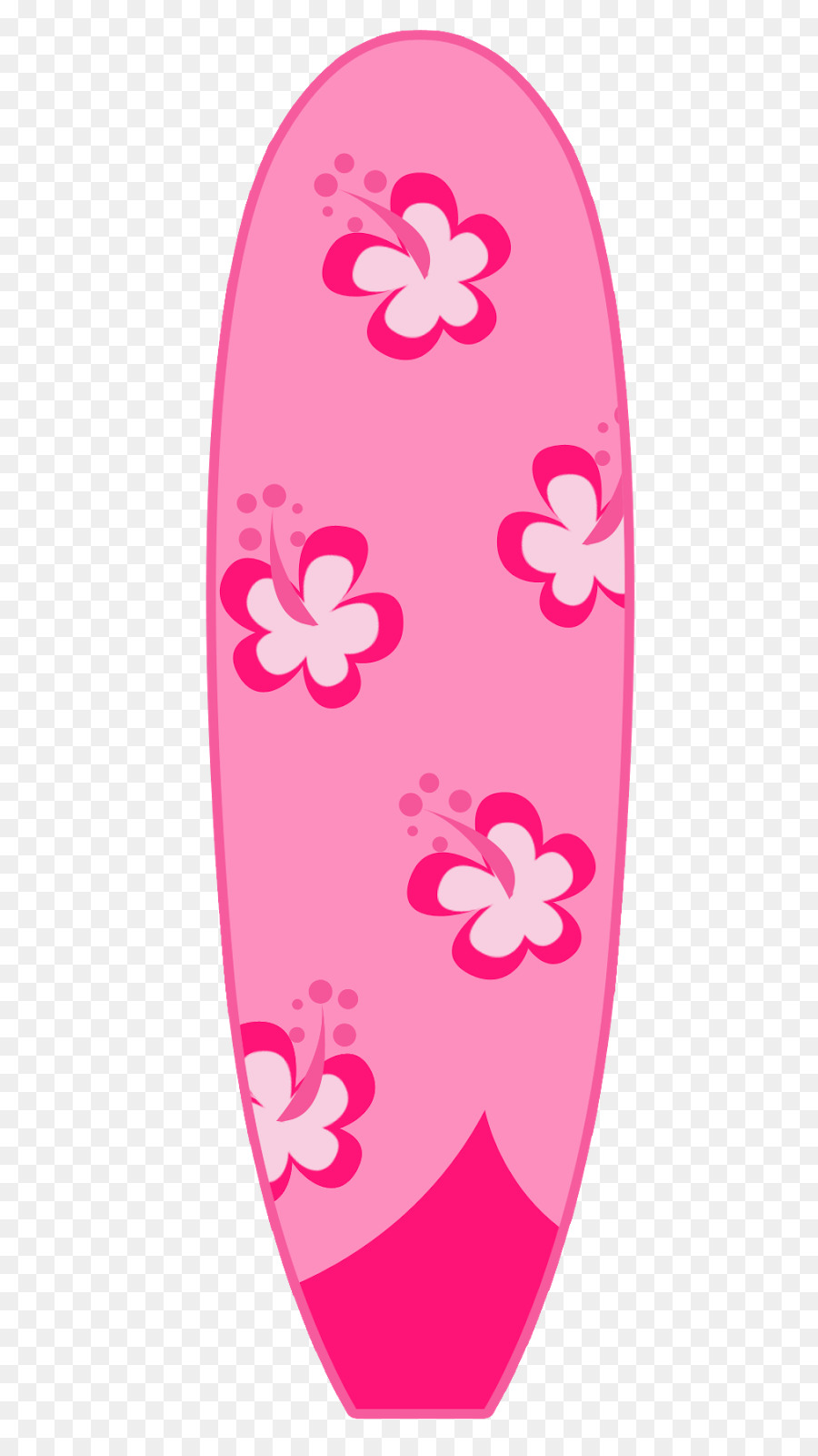 surfing clipart pink