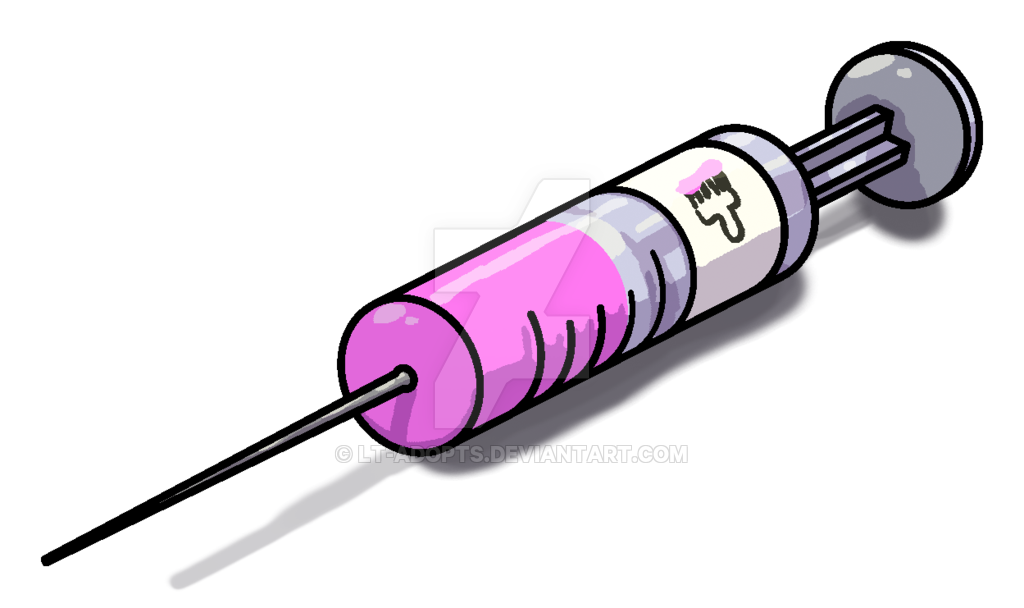 Syringe pink