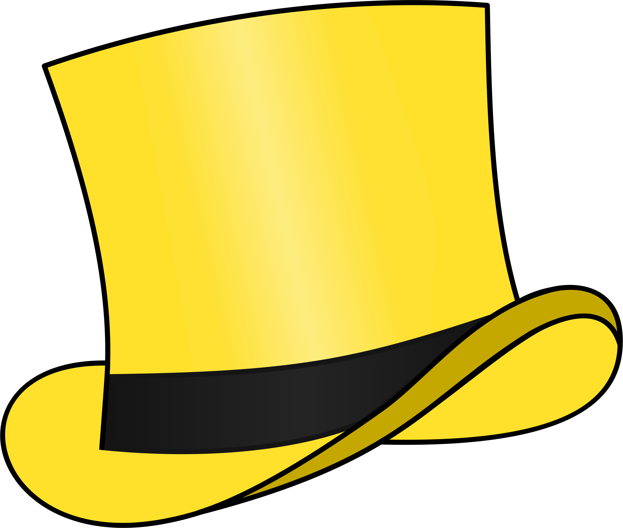 pink clipart top hat