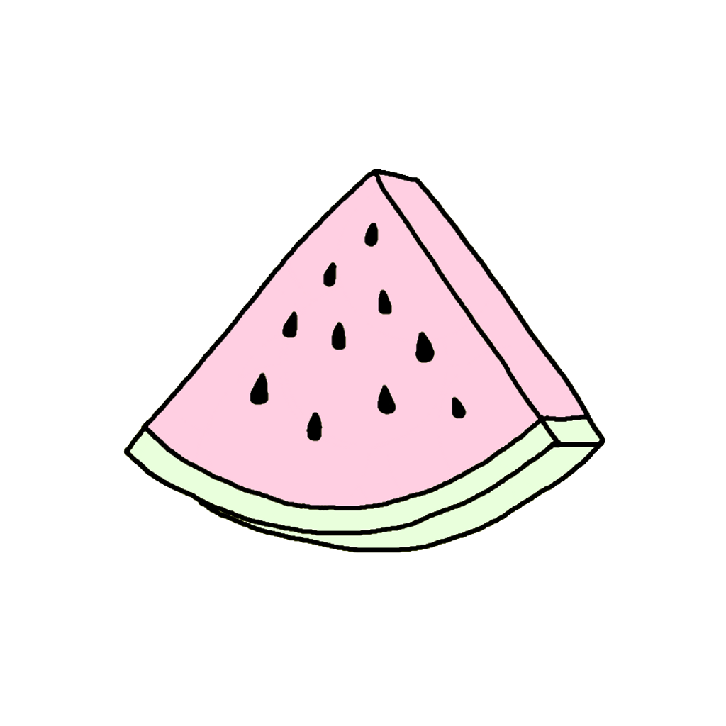 pink clipart watermelon