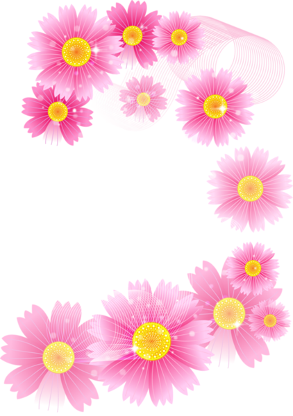 Pink flower png. Res flowers by hanabell
