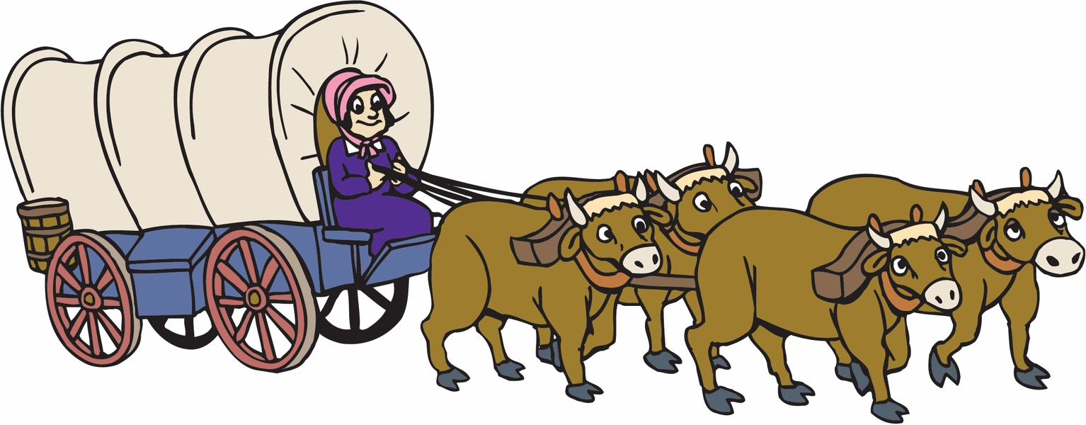 Best of collection digital. Wagon clipart pioneer life