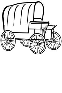 Free western cliparts download. Wagon clipart black and white
