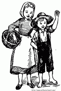 pioneer clipart early settler