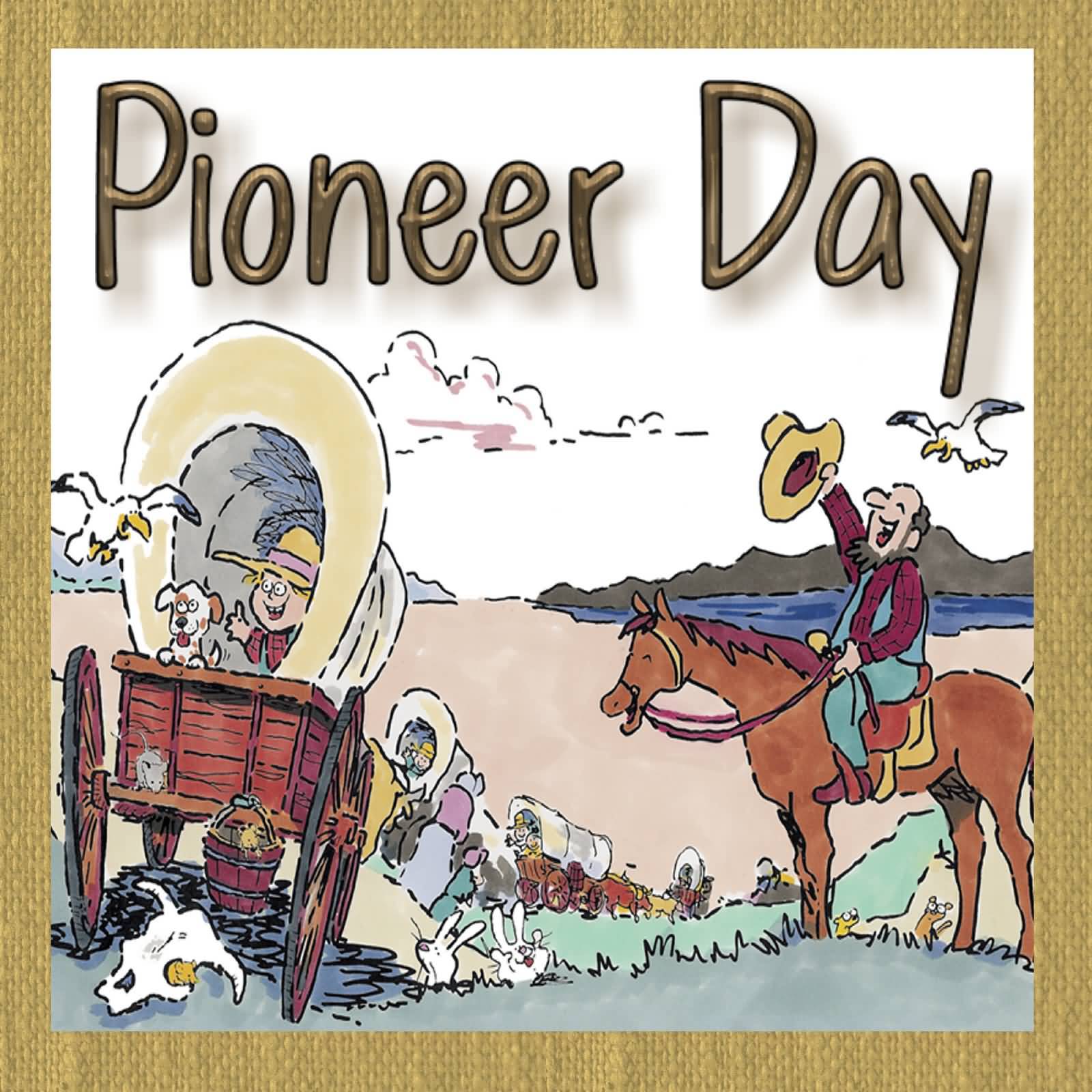 pioneer clipart happy