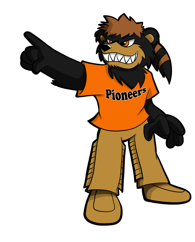 pioneer clipart mascot