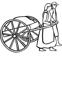 Pioneer clipart mormon pioneer. Free handcart cliparts download