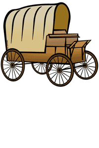 pioneer clipart old wagon