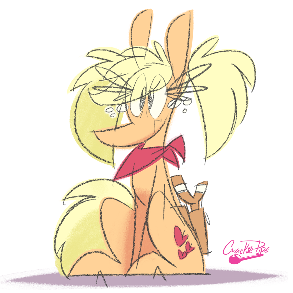 Pipe clipart cracked.  alternate hairstyle applejack