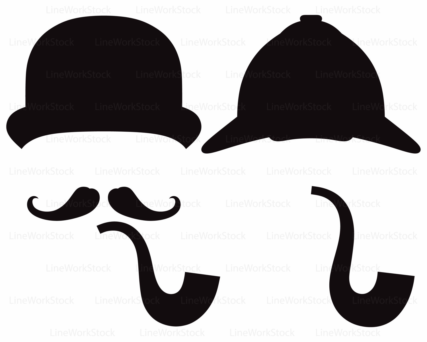 Pipe clipart sherlock hat. Free download best on