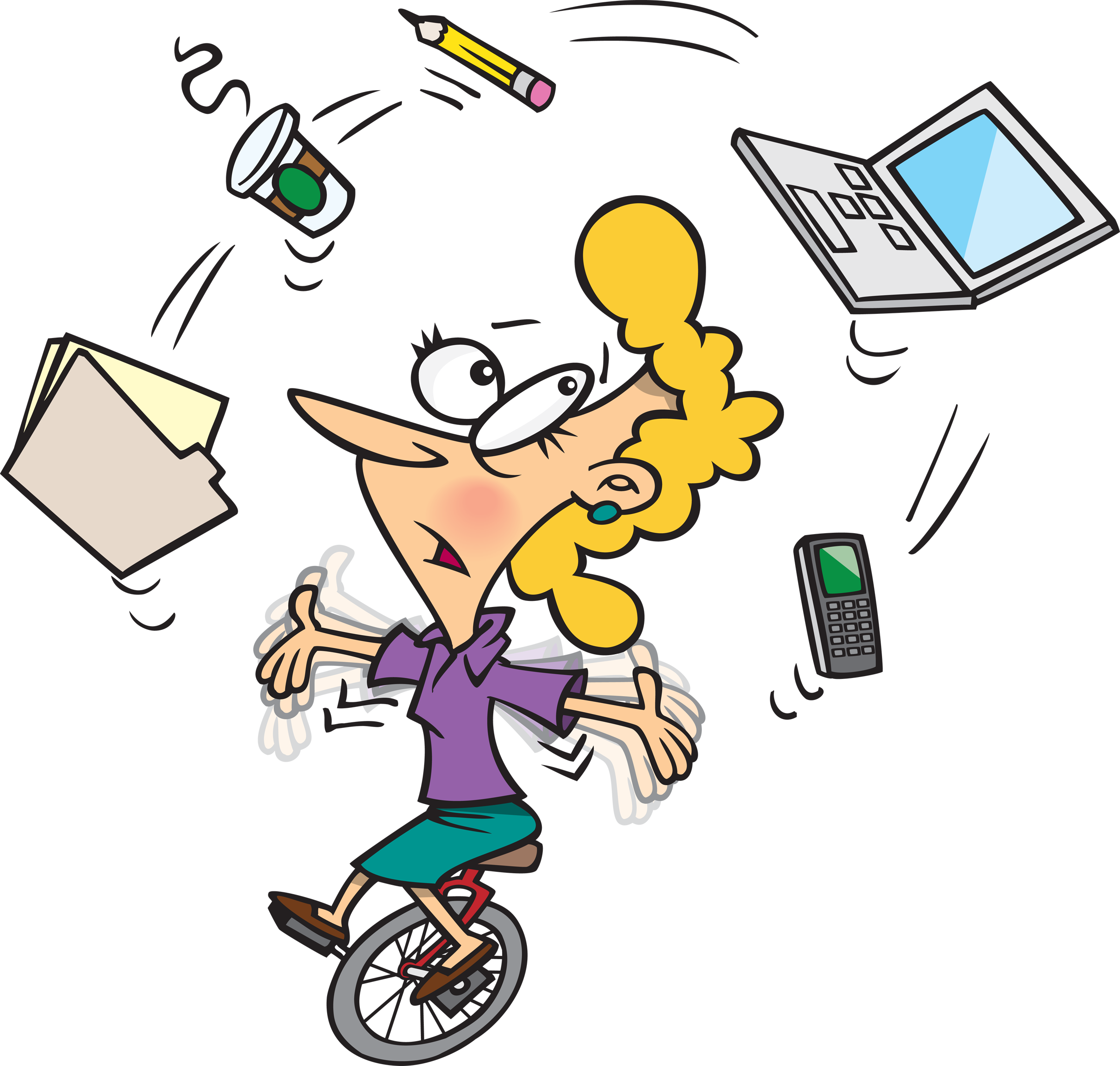responsibility clipart busy schedule