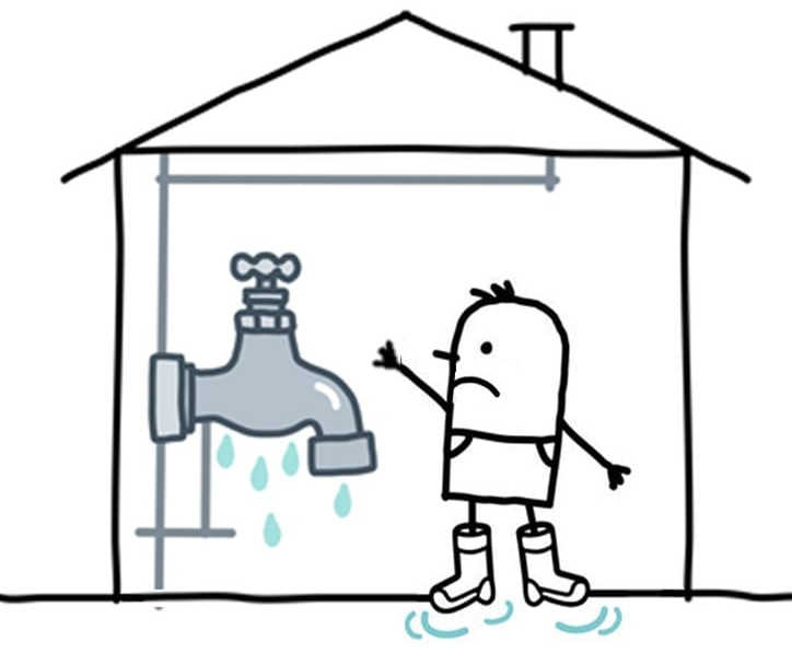 Flood insurance in ontario. Pipe clipart water damage