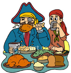 pirates clipart food