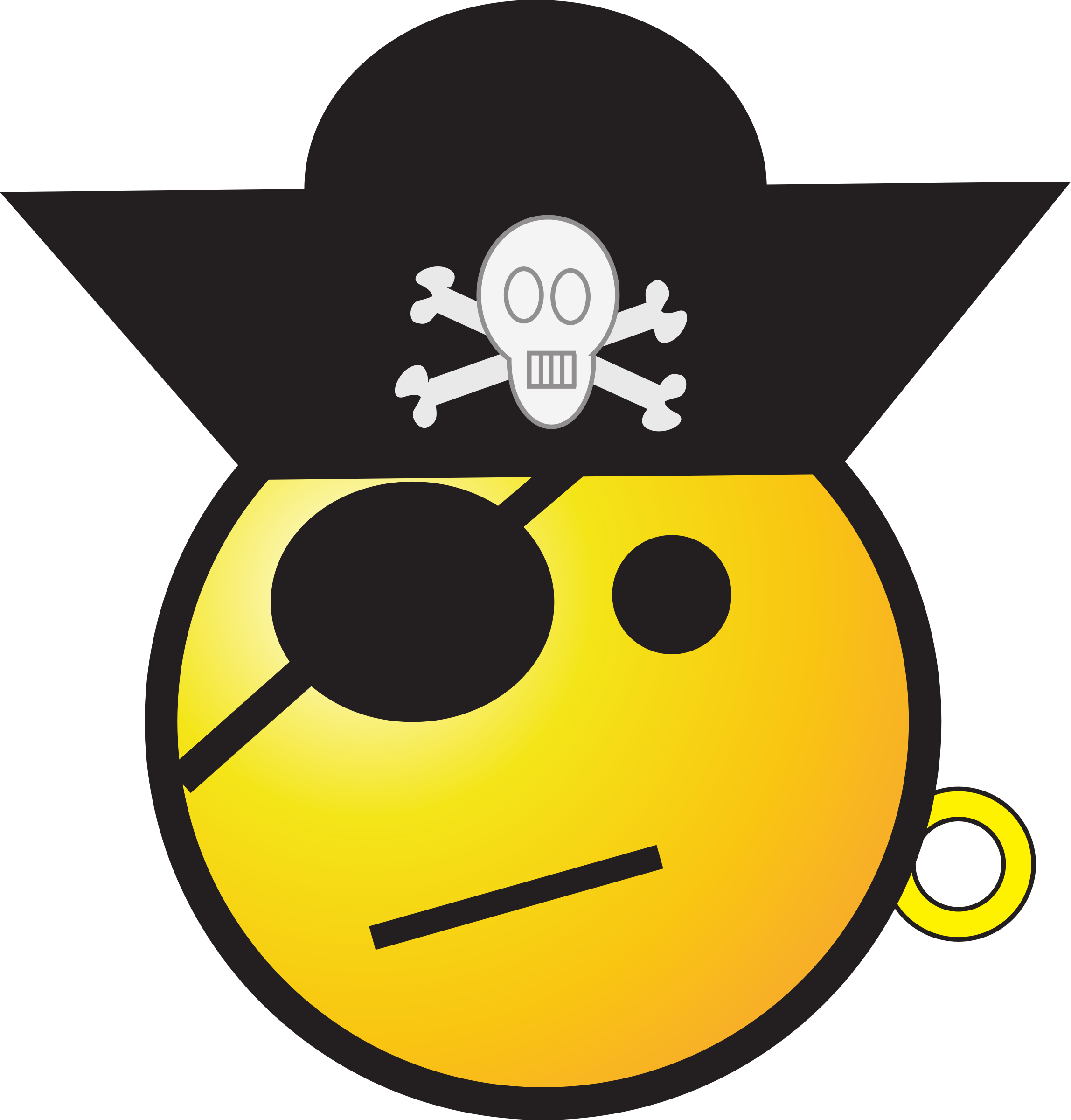 pirate clipart head