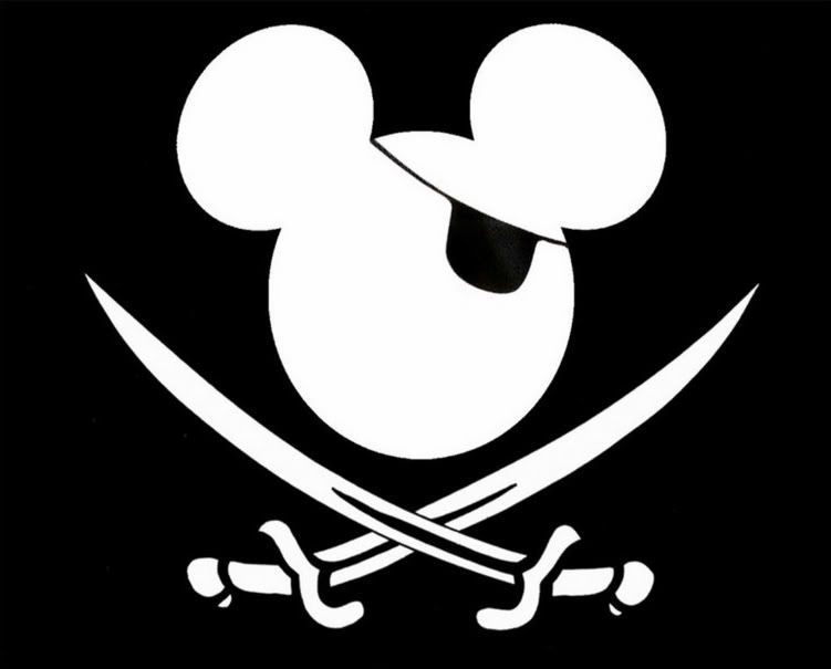 Pirate wallpaper background theme. Pirates clipart mickey mouse